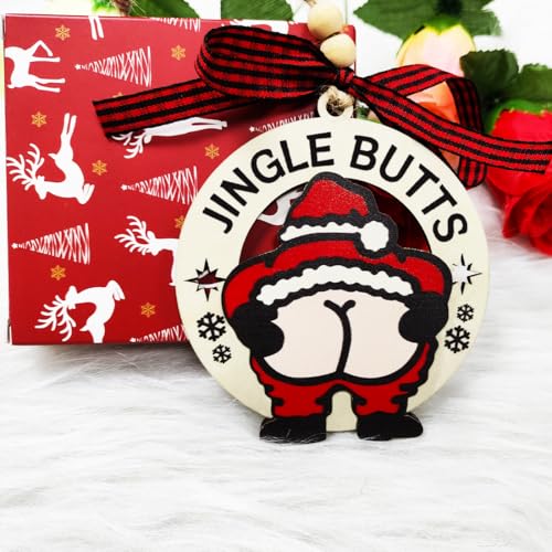 Funny Ornaments for Adults, Ugly Christmas Ornaments, Silly Santa Ornament - image 7