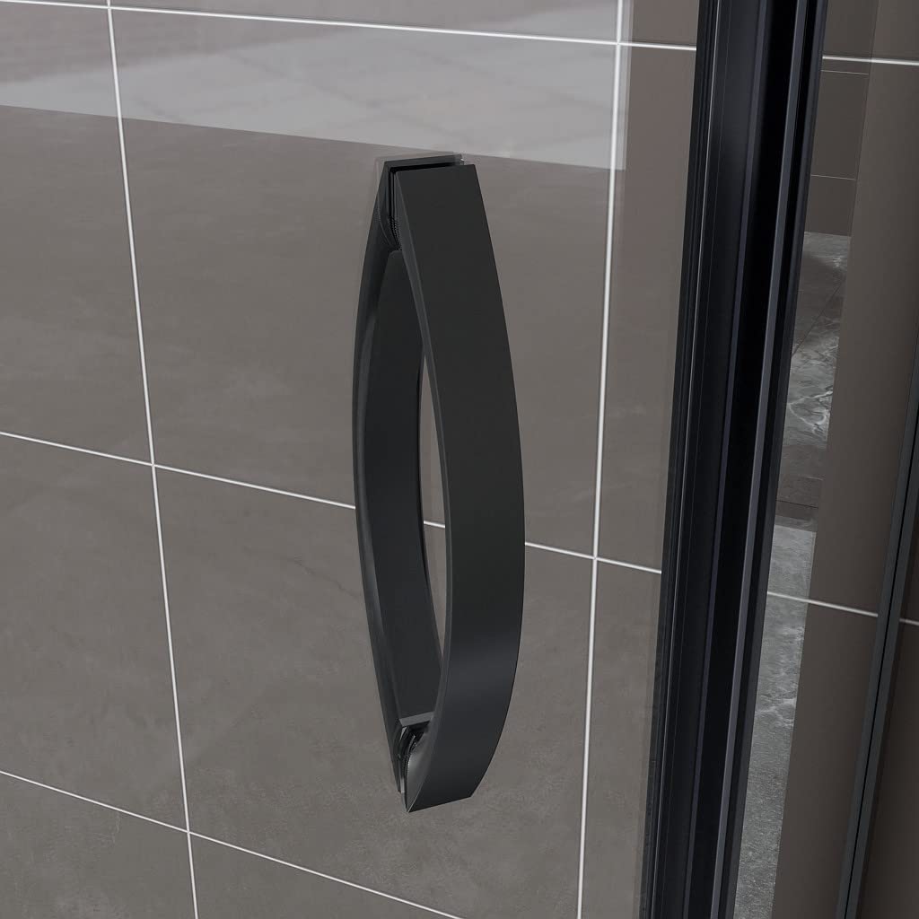 ECOLAM Duschkabine STYLIO Fünfeck 90x90 Cm – Schwingtür Aus ESG Glas Mit EasyClean