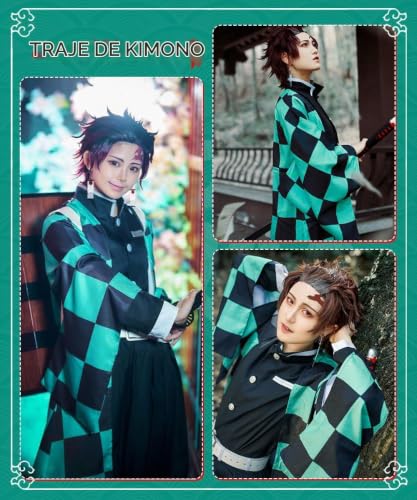 Miniatura 5 de Yydsxk Cosplay Demon Slayer, Disfraz De Nezuko Tanjirou Kochou Shinobu Kanroji Mitsuri, Conjunto De Capa Kimono, Regalo Para Niños Adulto, Disfraz De Nezuko Para Carnaval