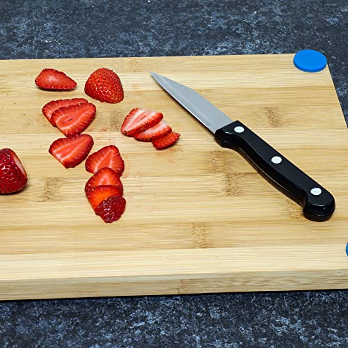 Chef Craft Select Paring Knife Set, 3.5 Inch Blade 7 Inches In Length 2 Piece, Stainless Steel/Black #TOP2