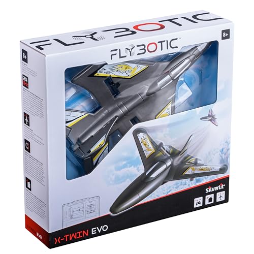 SilverLit Flybotix X-Twin Evo 85737 Jaune et Noir