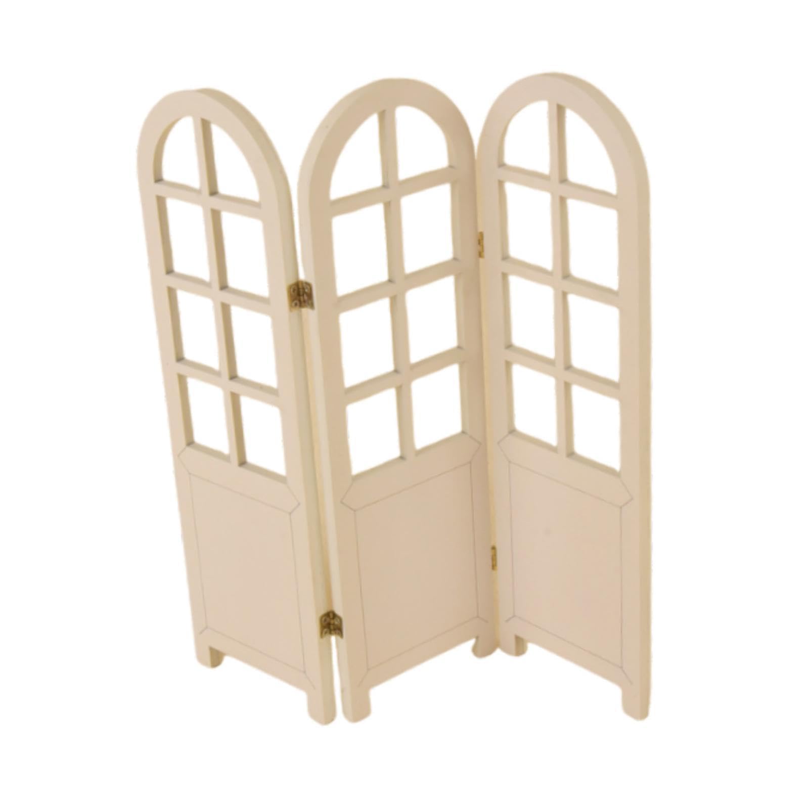 1/6 Casa delle Bambole Schermo in Legno Decorazione per Casa delle Bambole Simulazione Classica Arredamento