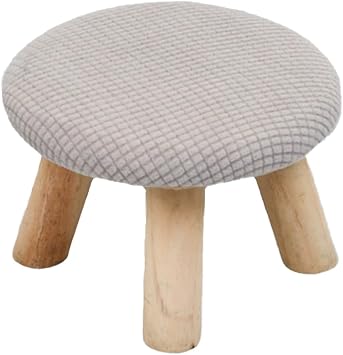 SZJIAHTM Stretch Square Round Ottoman Covers Slipcover Stool Chair Protector Seat Cover Elastic Bottom Stool Cover Protector for Foot Stool Furniture Living Room