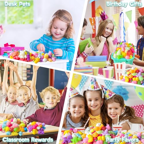 UUSYCUN 130PCS Mochi Squishy Toys for Party Favors, Mochis Squishies Bulk, Sensory Fidget Toys for Stress Relief, Adults, Kids, Girls, Treasure Boxes, Classroom Prizes, Goodie Bags, Pinata Stuffers