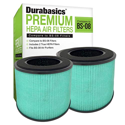 Durabasics BS-08 HEPA Filters for PARTU HEPA Air Purifier Filters BS-08 - 2 Pack - 3 Layer Filtration - For PARTU Air Purifier Replacement Filter, PARTU HEPA Air Purifier & PARTU Air Purifier Durabasics BS-08 HEPA Filters for PARTU HEPA Air Purifier Filters BS-08 - 2 Pack - 3 Layer Filtration - For PARTU Air Purifier Replacement Filter, PARTU HEPA Air Purifier & PARTU Air Purifier