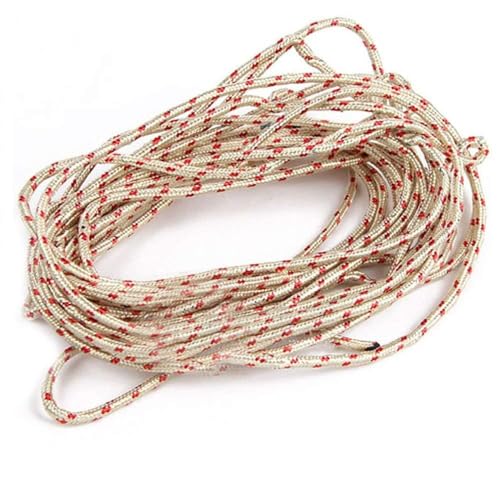 Image of Strong & Durable Nylon Braided Cotton Rope | Clothesline for Drying Clothes Line| 10 Meter Length | 5mm Thickness (Diameter) for Outdoor, Camping, Indoor, Crafting, Art Projects Use.