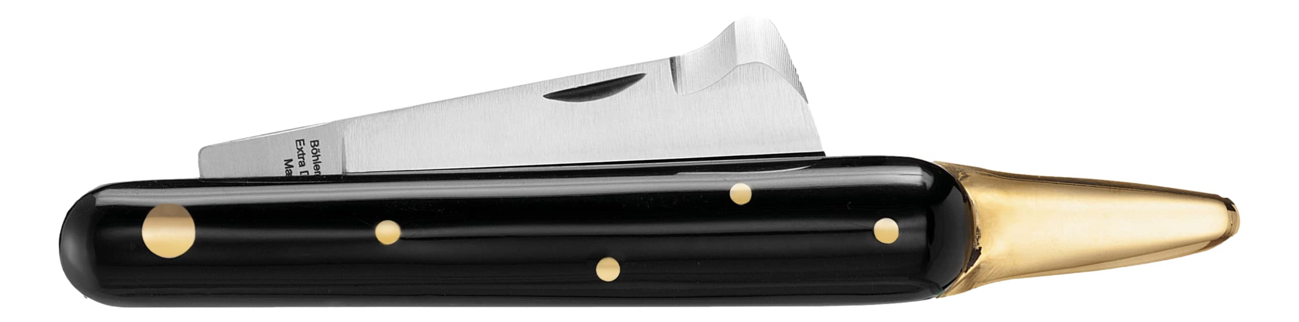 DUE BUOI COLTELLO INNESTO 202P SP OT PER MANCINI - ACCIAIO INOSSIDABILE BÖHLER N690