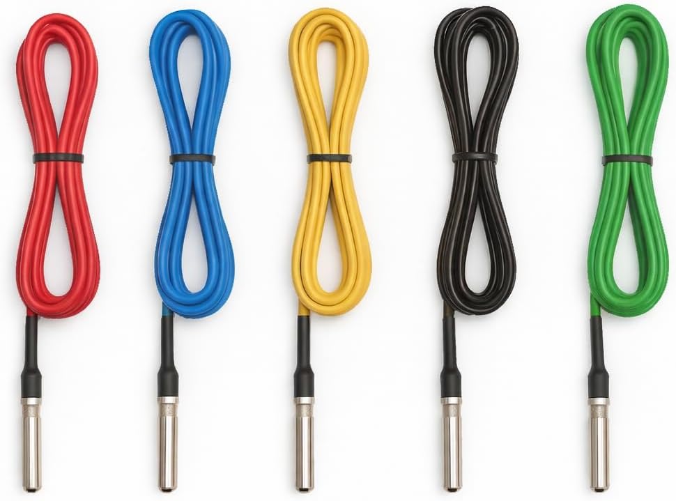 Water Level Controller Sensor with 1.5 Meter Cable | Automatic Water Tank Level Detector | Durable & Corrosion Resistant Sensor for Home and Industrial Use | Brass Sensors ( Set of 5)