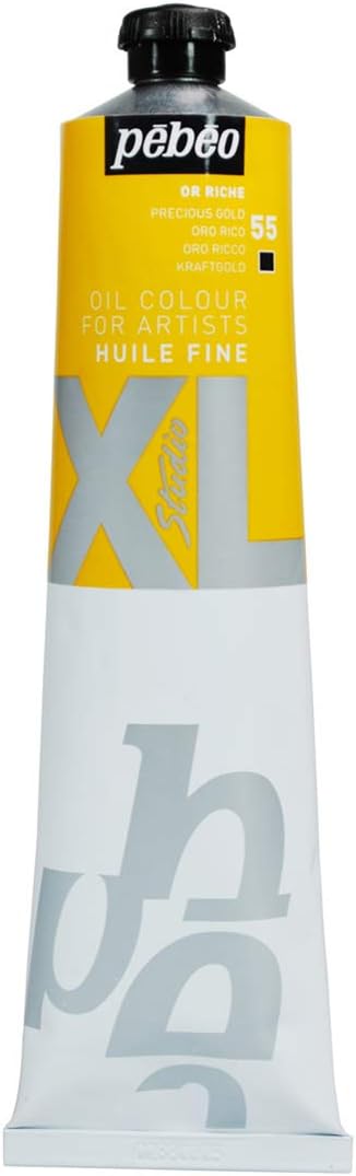 Pébéo - Fine Oil XL 200 ML - Rich Gold Oil Painting - Pébéo Oil Painting - Rich Gold 200 ml