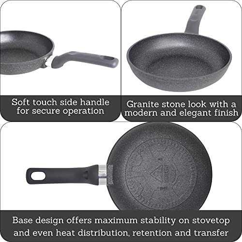 Imusa 8" Made In Colombia Cast Aluminum Nonstick Gusto Line Fry Pan With Handle #TOP2