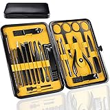 Manicura y Pedicura, MTQ 20 en 1 Manicura Set Acero...