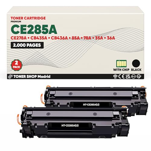 BDink Tóner Compatible HP CE285A CE278A CB435A CB436A 85A 78A 35A 36A Negro