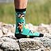 Bonuci 6 Pairs Rock Climbing Socks Novelty Rock Climbing Gifts Running Hunting Socks for Men Women Climbers Christmas