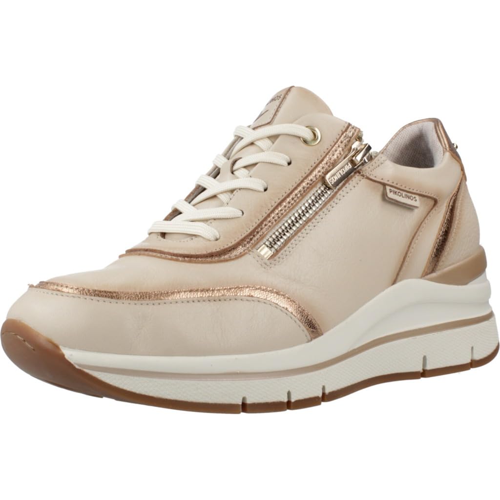 Pikolinos Girona Deportivos Mujer | en Cuero | Extraligero | Memory Foam