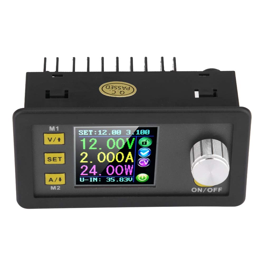 LiebeWH Moduł Obniżający Napięcie Zasilacz Woltomierz Cyfrowy Amperomierz, Programowalny Konwerter Wejście 6 V na 40 V Wyjście 0 do 32 5 A, Sterowanie USB Bluetooth do Testowania na Stole