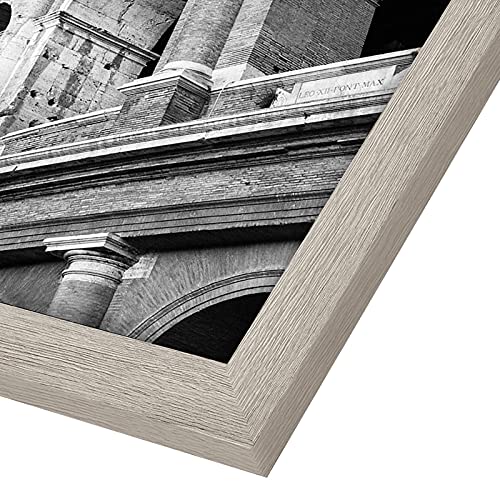Americanflat 20x24 Picture Frame with Polished Plexiglass - Wide Picture Frames Made of Engineered Wood for Vertical or Horizontal Wall Display - Epic Collection - Driftwood