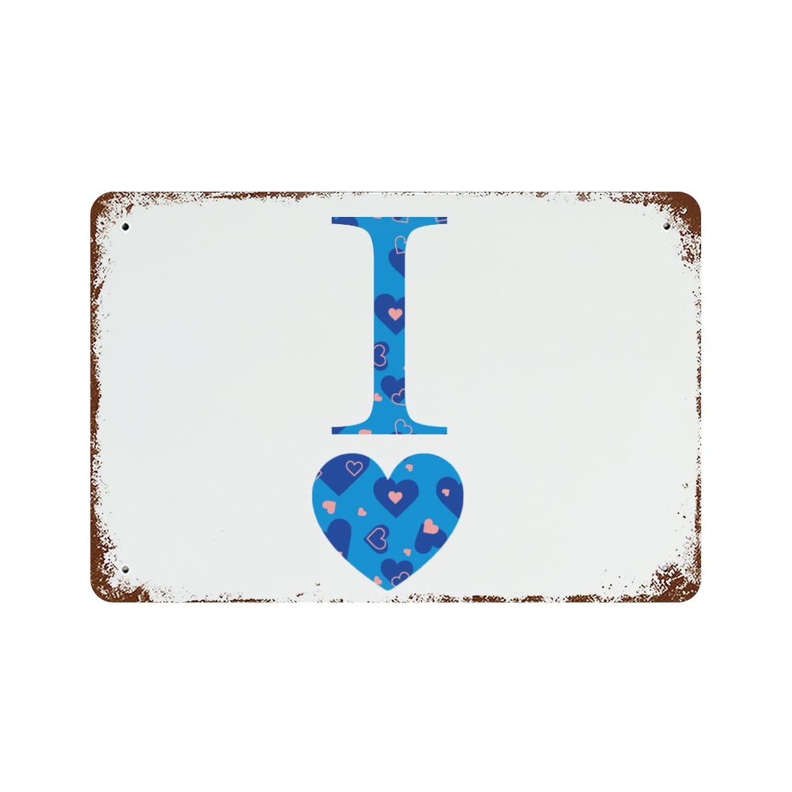 Panneau alphabet cœur cadeau de Saint-Valentin romantique pour couple