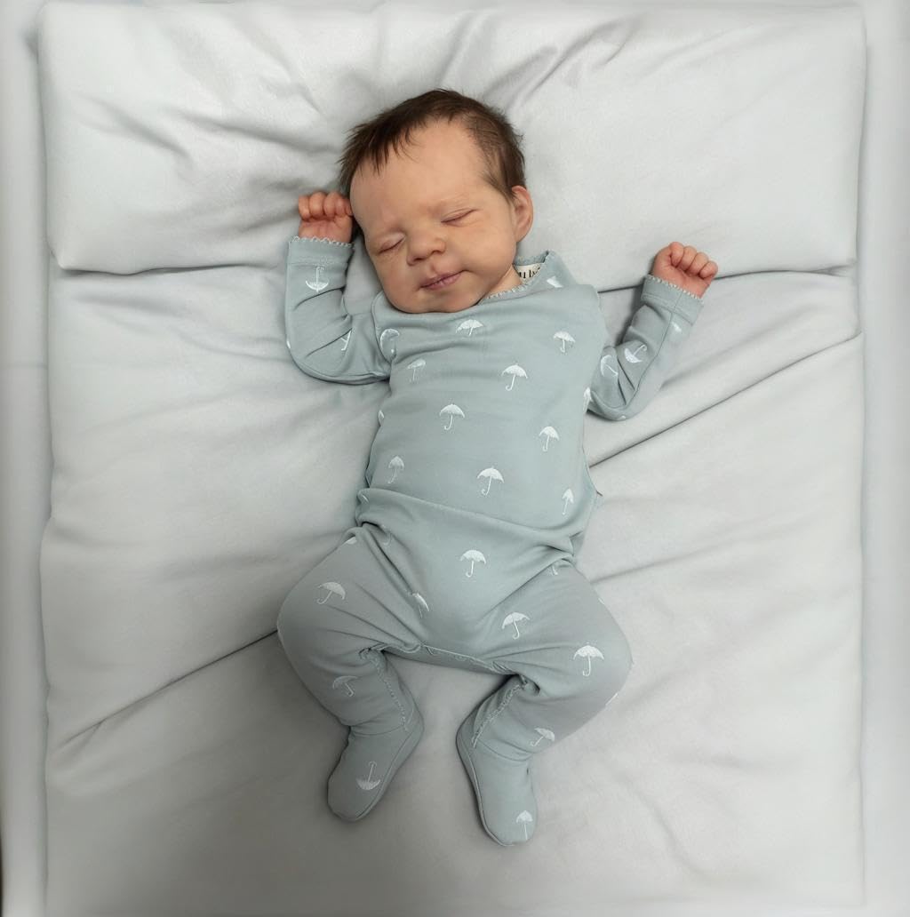 Reborn Lalki dla niemowląt, silikonowe, na całe ciało, 45 cm, realistyczna lalka dla noworodka, wyglądająca jak realistyczna lalka niemowlęca, miękki, winylowy, silikon, lalki z akcesoriami