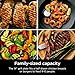 Ninja Sizzle Indoor Grill GR100, Smokeless Countertop Electric Grill, 500°F High-Heat, 14” Nonstick Grill Plate, Even Edge-to-Edge Cooking, Easy Cleanup