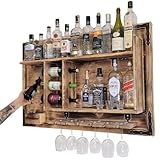 Multifunktionales und praktisches Möbelstück. Eine tolle Dekoration und ein Regal für Wein, Bier und Whiskey in einem! Die Bar zieht die Aufmerksamkeit jedes Gastes auf sich. Höhe 71 cm, Länge 110 cm. Regalgewicht 14,5 kg.