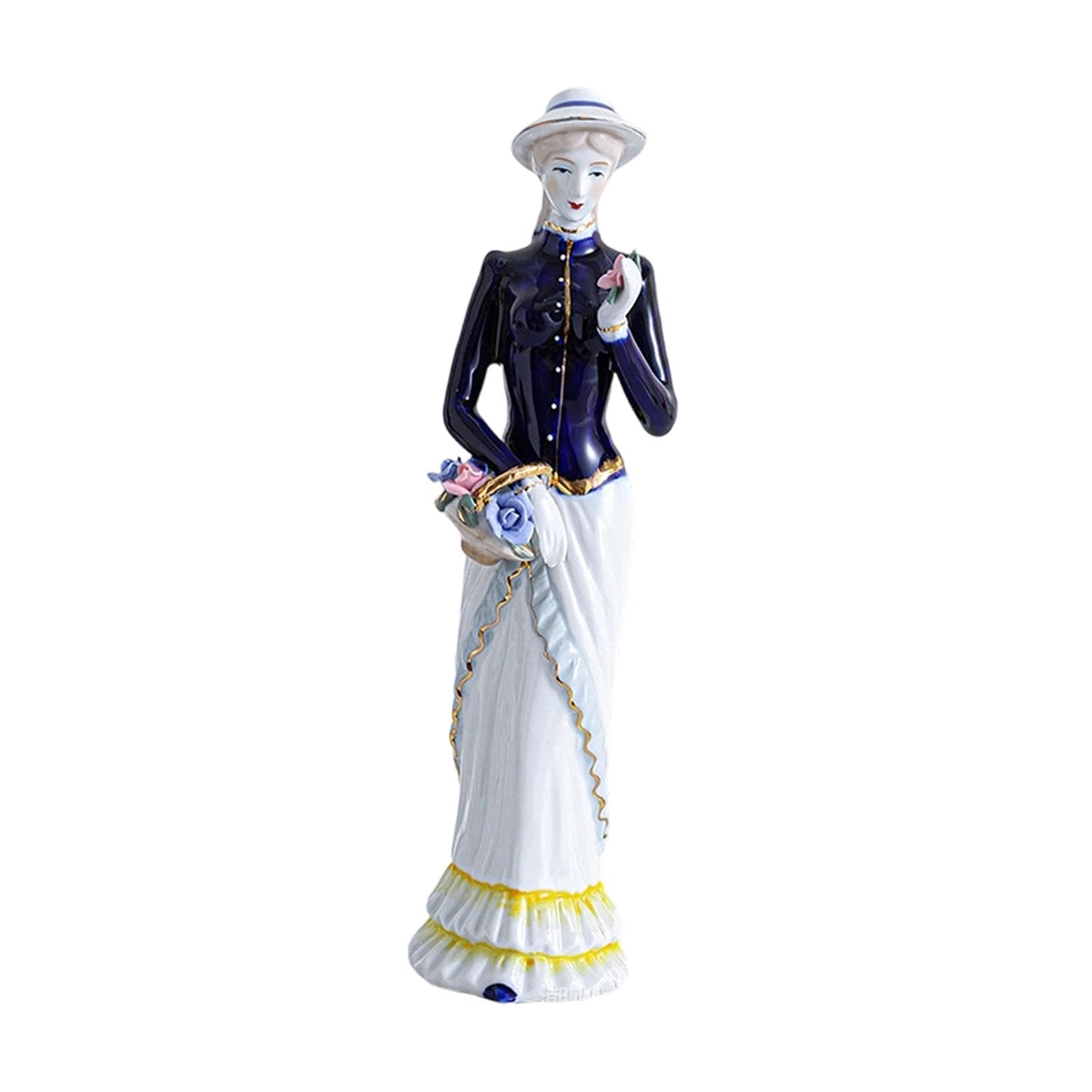 少女像置物/陶器 Amazon.co.jp: Generic 女性の置物、陶器製の少女像、装飾彫刻