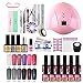 Produktbild Rosennie Nagelstudio-Sets,12 Stück Nagel Gel Polygel Nägel Kit Maniküre set 10W UV/LED Nagellampe Starterset -Werkzeug einweichen Trendy Nail Art Französisch Kit
