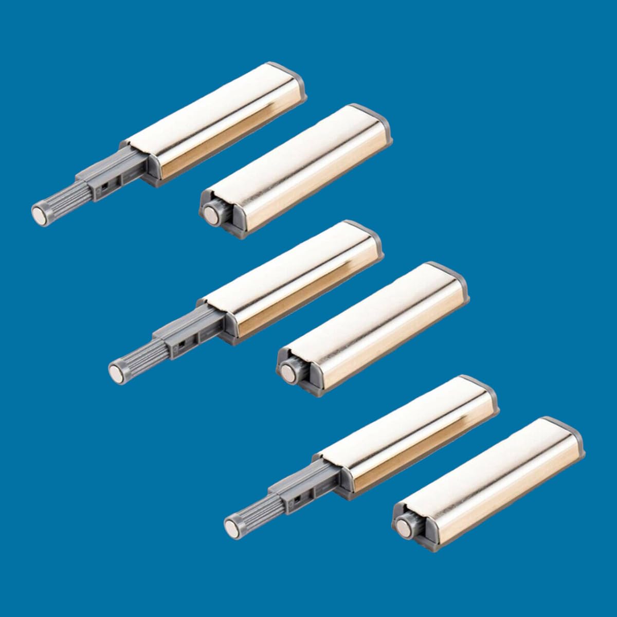 VicTac Drawer Cabinet Push to Open Door Catcher Slim Pencil Silent Jumbo Metal Push Magnet Pack of 6 Door Mounted Door for Cabinet Doors Drawer Cabinet Cupboard 6 pcs (B0CN1M96B7) Amazon Price History, Amazon Price Tracker