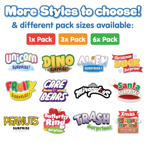 ZIMPLI - Lot de 6 Grandes Bombes de Bain Surprise Dino – 6 Jouets Dinosaures Surprise Inclus, Jouets de Bain pour Garçons, Cadeaux de Noël et d’Anniversaire, Coffret Cadeau Baff Bomb pour Enfants – vue 2
