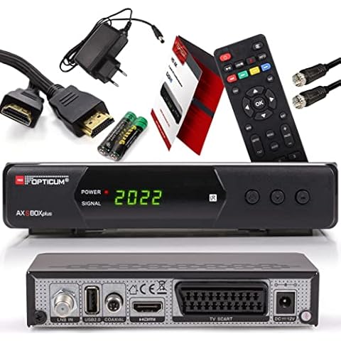 Opticum Sat Receiver SBOX Plus mit PVR Aufnahmefunktion & Timeshift Cover