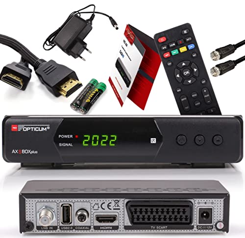 Opticum Sat Receiver SBOX Plus mit PVR Aufnahmefunktion & Timeshift - für...