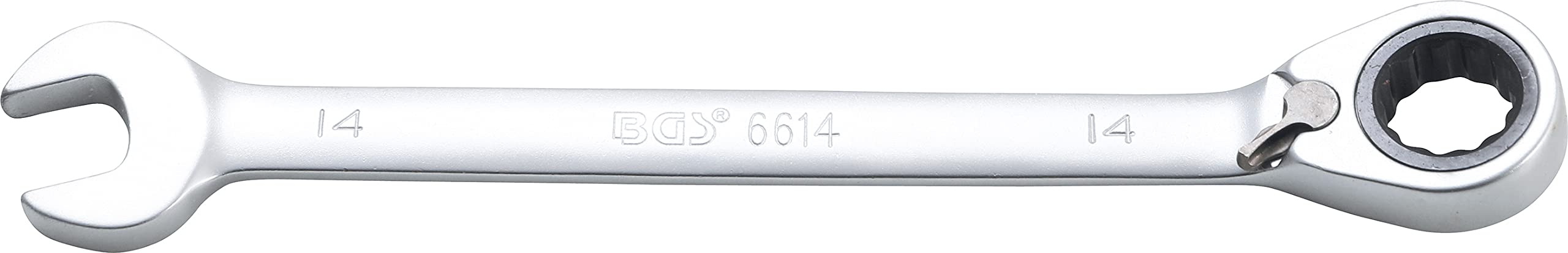 BGS 6614 | Ratchet Combination Wrench | reversible | 14 mm