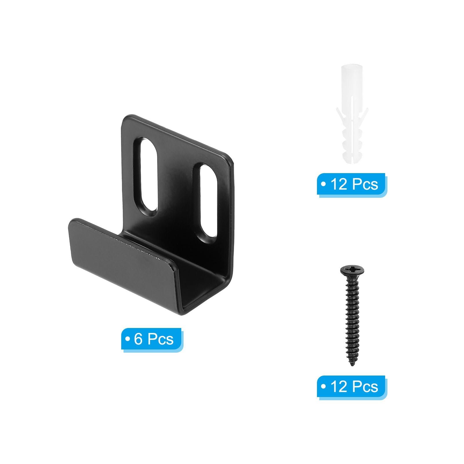 PATIKIL Tile Hanger Bracket 1.38x0.79x0.6 - Image 3