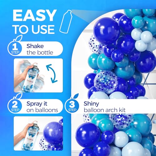 Image of Bezente Sea Salt Scent Balloon Shine Spray 15oz High-Gloss for Parties