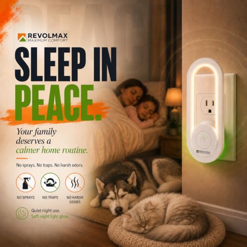 Image of AUR-A28, Ultrasonic Pest Control Repeller - Electronic & Ultrasound, Indoor Plug-in Repellent - Get rid of - Rodents, Mice, Squirrels, Bats, Insects, Bed Bugs, Ants, Fleas, Spiders, Roaches 6 Pack