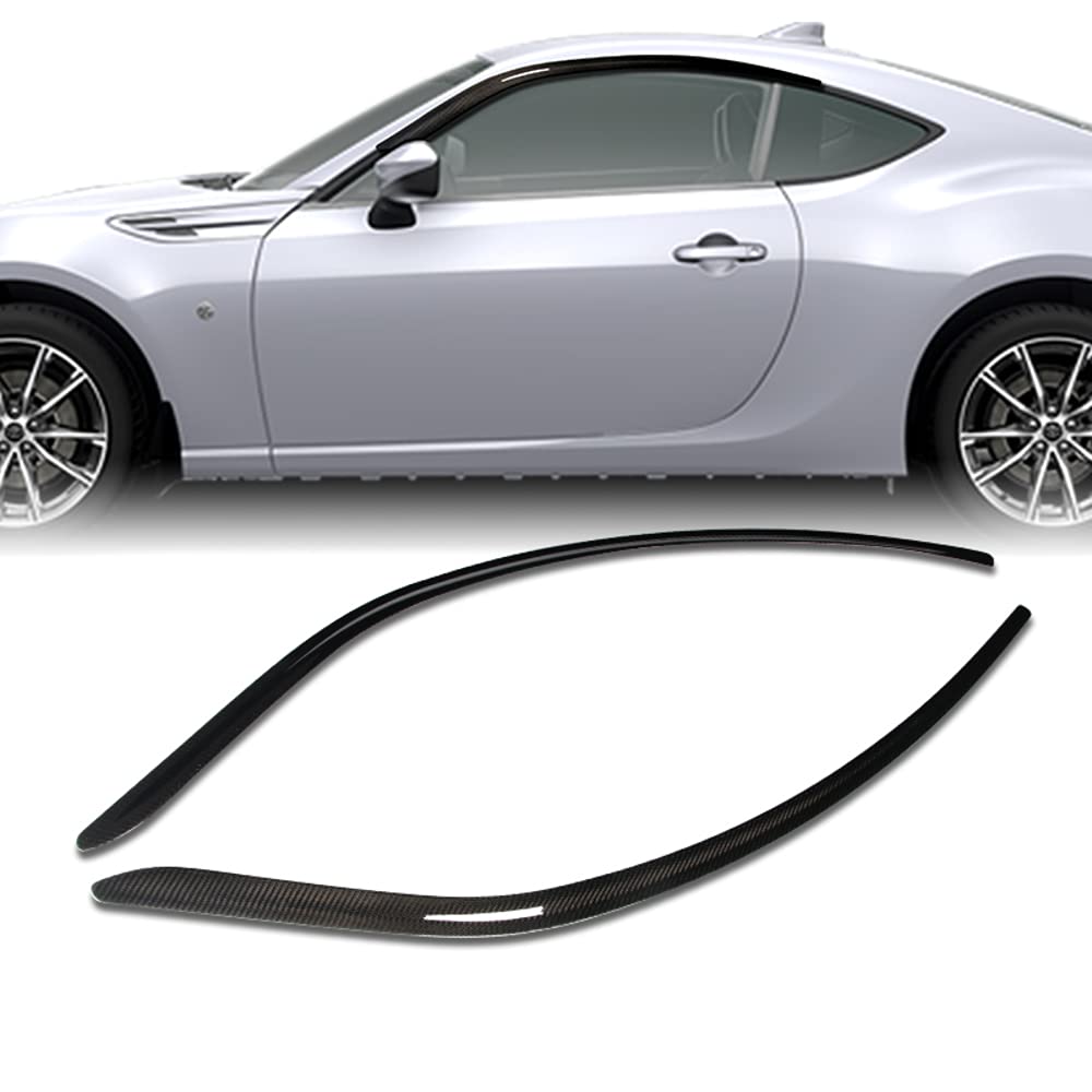 Amazon.com: Q1-TECH, Real Carbon Fiber Tape-On Side Window Vent