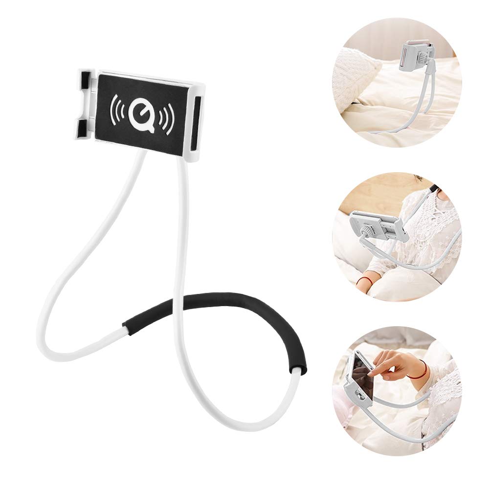 Amazon.co.jp: Newseego 首掛け式 怠け者スタンド 携帯スタンド 首かけ