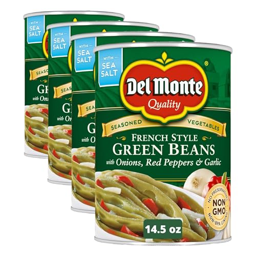 Image of Del Monte Fresh Cut Seasoned Green Beans - 14.5 oz (Pack of 4)