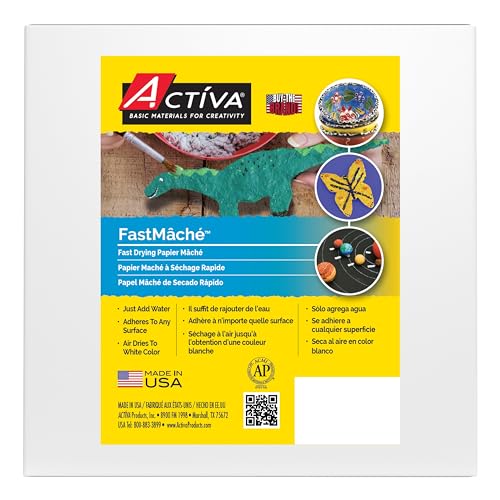 ACTIVA Fast Drying Paper Mix-20 pounds Papier Mache, White
