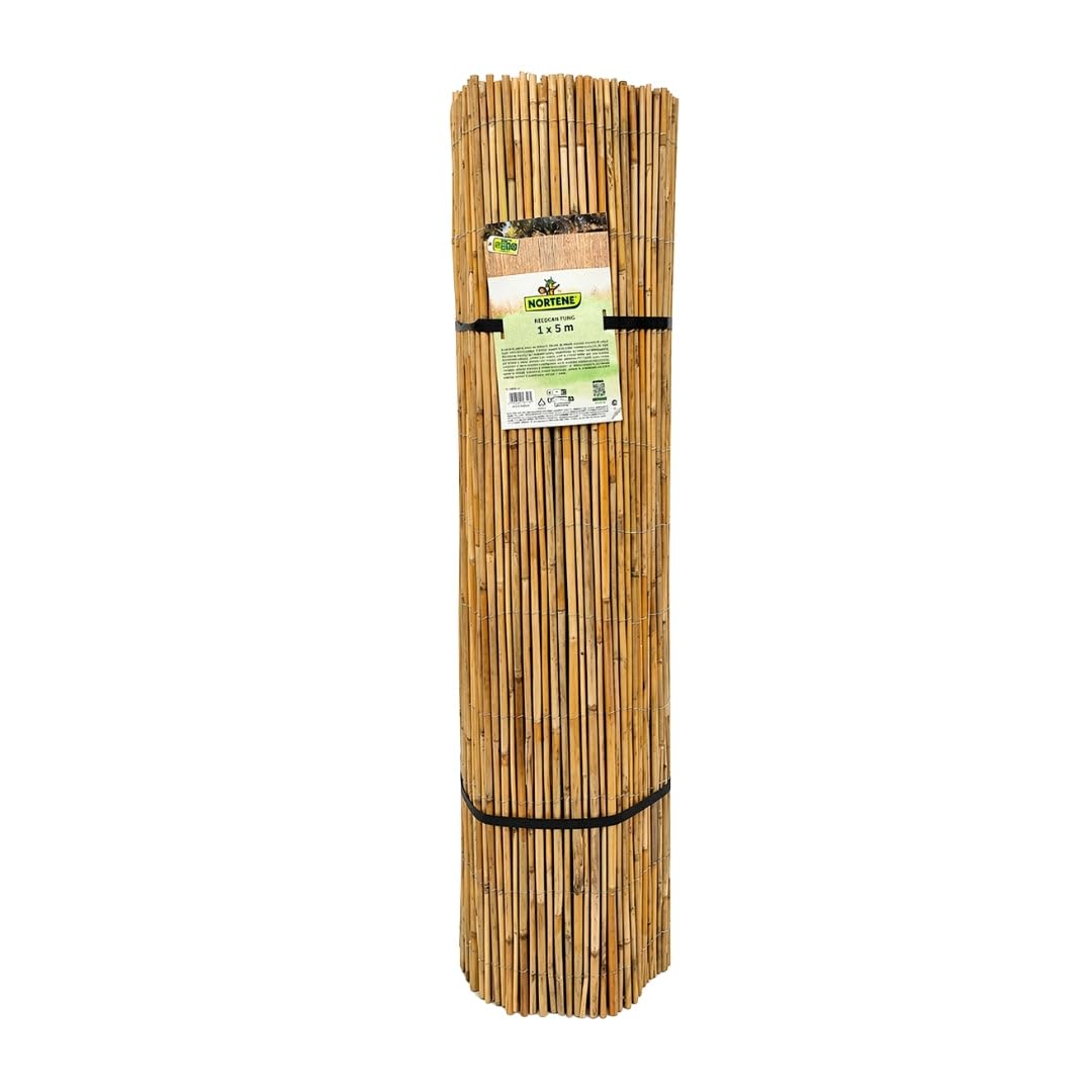 Catral | Cañizo Bambú Pelado 2X5 M | Ocultación | Hilo de Nylon | Duradero y Resistente | Protección UV