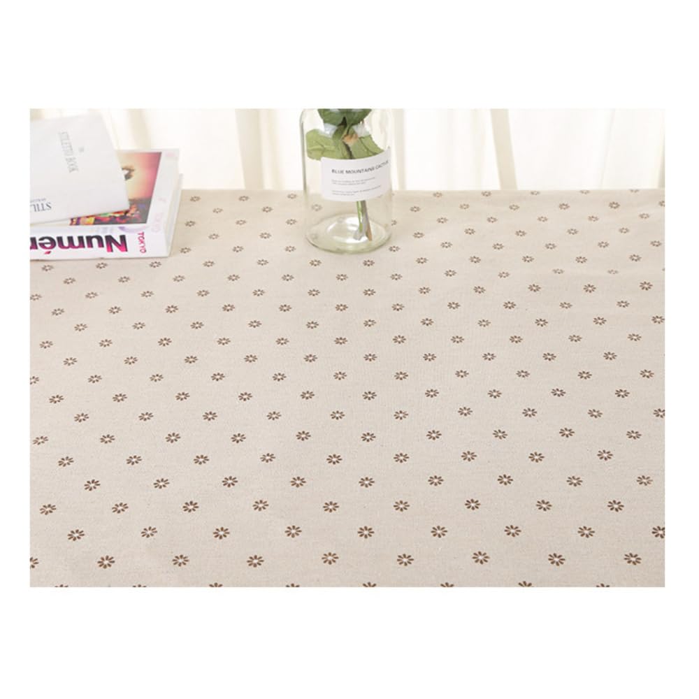 Tela de lino para manualidades, venta por metros, aprox. 300 x 150 cm, mantel de tela, tela para coser, estampado de flores, tela para costura, acolchar, manualidades, manualidades, álbumes de