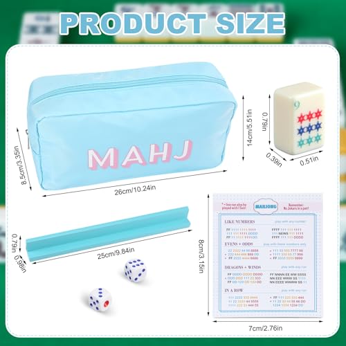 Mini American Mahjong Tile Set Soulchen Cowboy miniatura 2