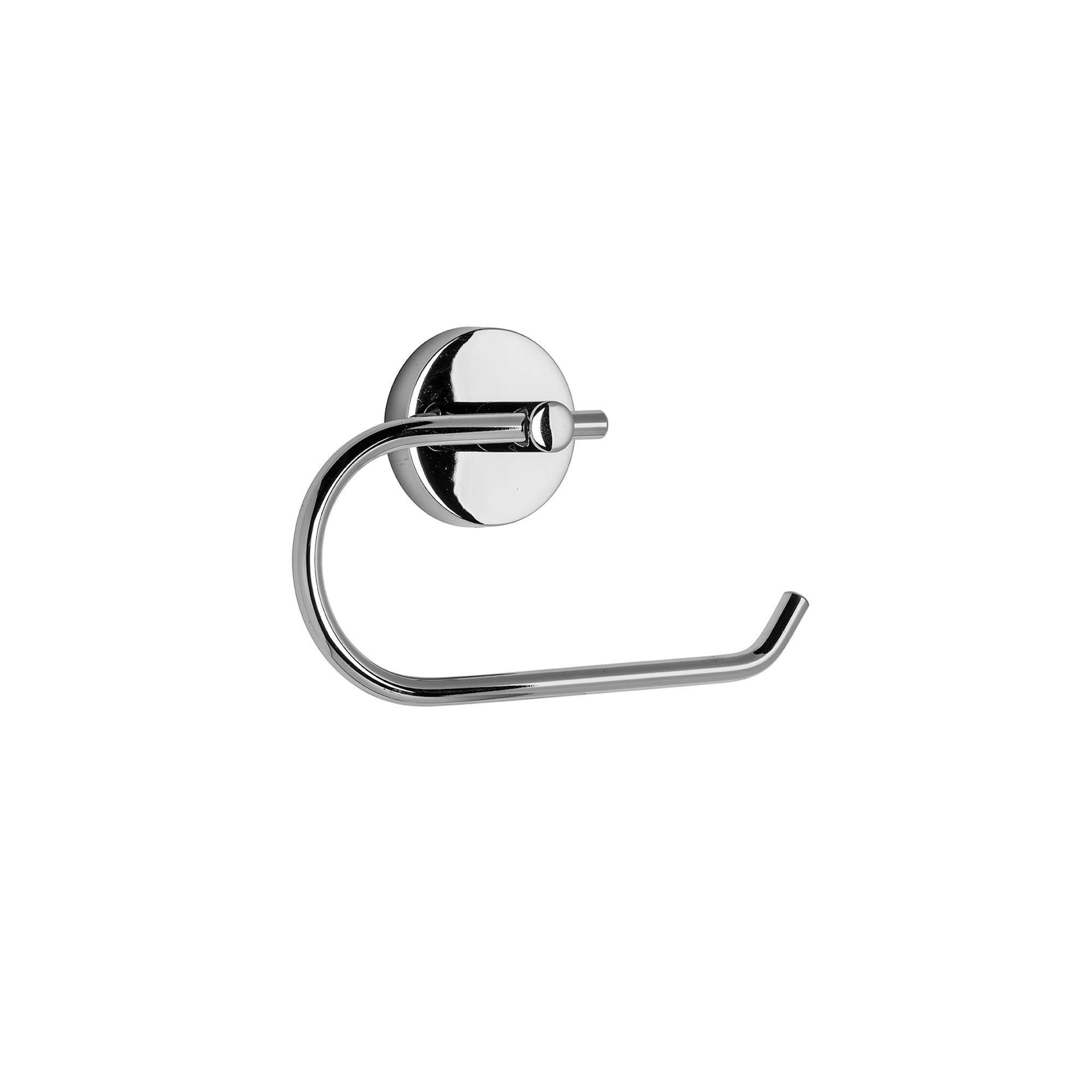 Croydex Romsey Toilet Roll Holder Chrome Flexi-Fix No Drill Wall Mounted