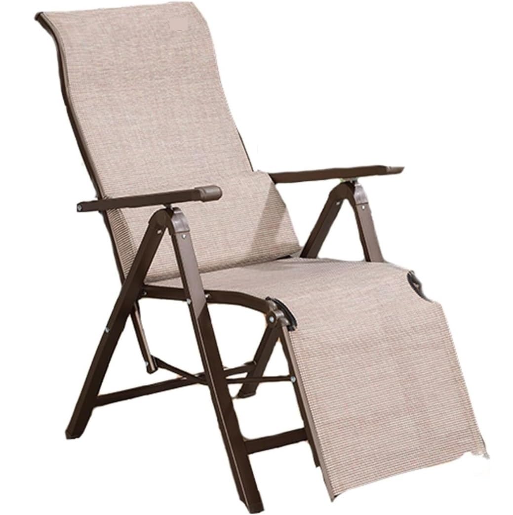 Chaise longue inclinable de patio pliante pour vos moments de relaxation