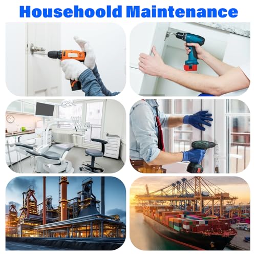 450PCS Self Tapping Screws for Metal, 410 Stainless Steel Self Drilling Screws #8#10 Hex Head Sheet Metal Screws Assortment Kits, Length 1/2"" to 1-1/4'' (Silver) - Image 6