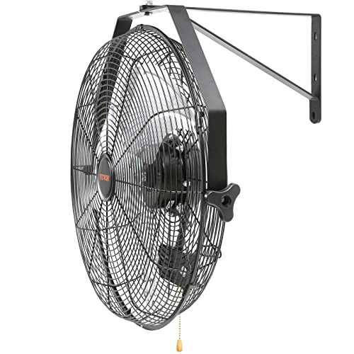 Vevor WALL MOUNT FAN 18 INCH WATERPROOF 18 Inch Wall Mount Fan, 3-Speed Ip44 Waterproof Wall Fan, Max. 4150 Cfm Wall Mounted Fan For Outdoor, Commercial, Residential, Greenhouse, Workshop, Patio thumb #9