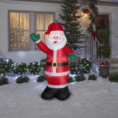 Gemmy Christmas Inflatable Santa, 6 ft Tall, Multi by Gemmy - Image 2