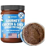 Visionary Pet Foods Chicken Meat Spread - Healthy Dog Treat - Alternative to Dog Peanut Butter, Xylitol Free, No Sugar and Filler Free - Use on Lick Mat, Food Mixer, Pill Pockets - 12oz Jar