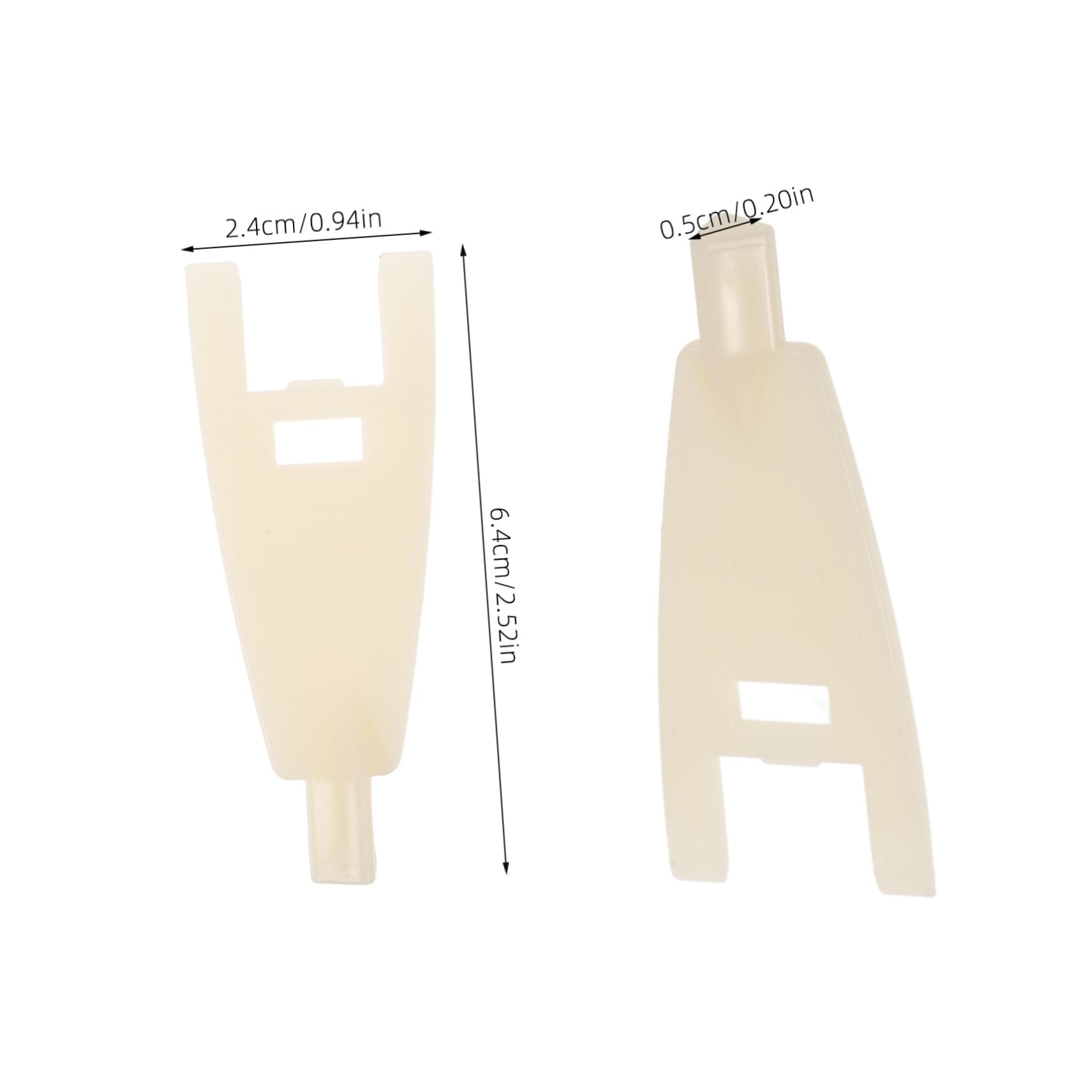 KICHOUSE Roll Carton Key Paper Towel Holder Key Toilet Paper Key Tissue Dispenser Key Commercial Toilet Dispenser Key Toilet Paper Dispenser Key Replacement White Plastic