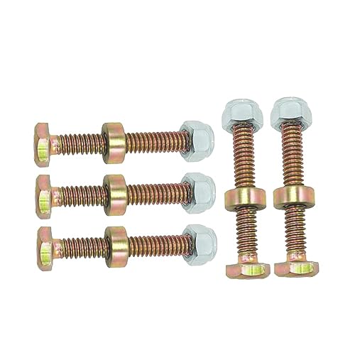 1501216MA 1501216 301172 - Juego de tuercas de cizalla y espaciadores, reemplazan a los quitanieves Murray AYP Craftsman 722130 9524Ma 3943Ma 500026