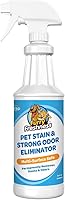 FurryFreshness Extra Strength Pet Urine Stain & Odor Remover - CRI Certified, Non-Toxic Spray for Carpets, Floors & More - 32oz